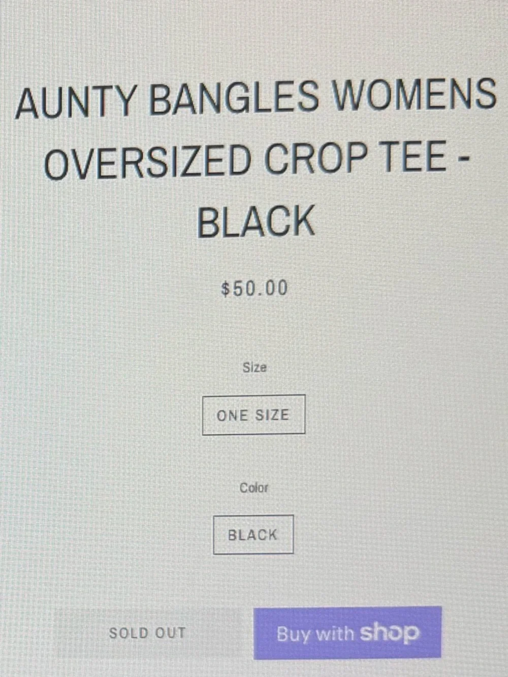 ISO Aunty bangles tee - Picture 3 of 3